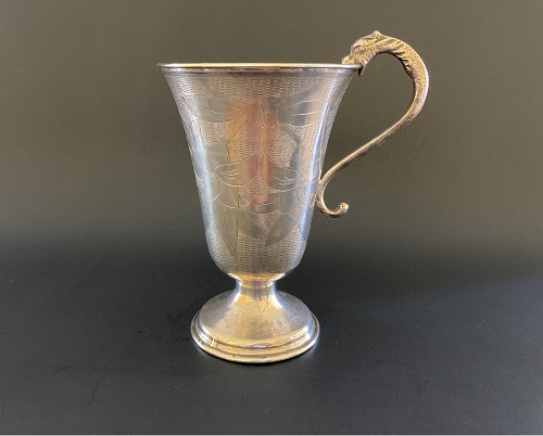 colombian 900 silver snake handled cup