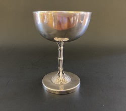 Luen Wo silver bamboo stem cup