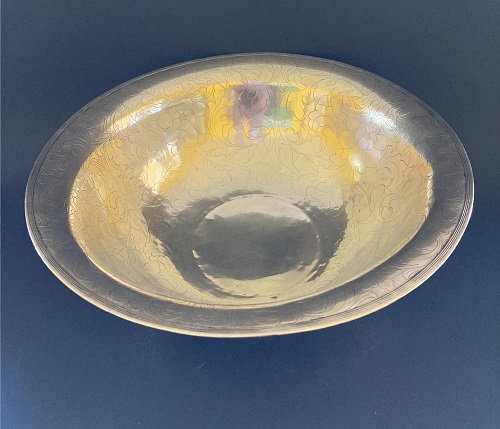 Large 950 silver wash basin from Porto Portugal