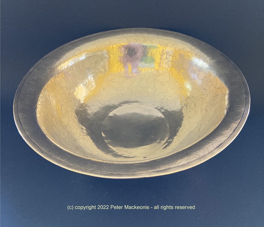 porto portuguese siilver wash basin