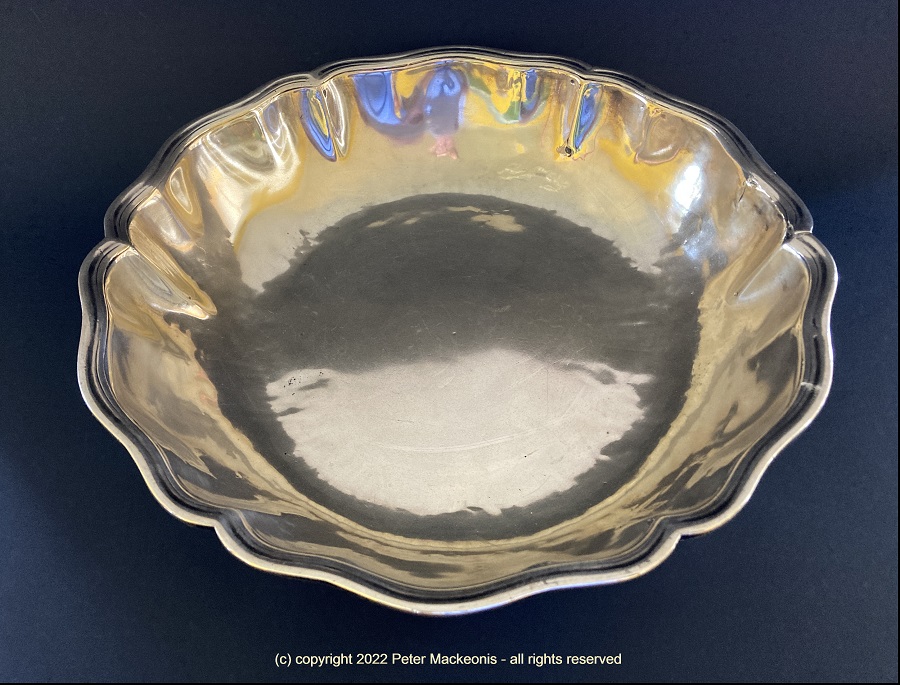 Spanish Colonial Silver Wedding Bowl